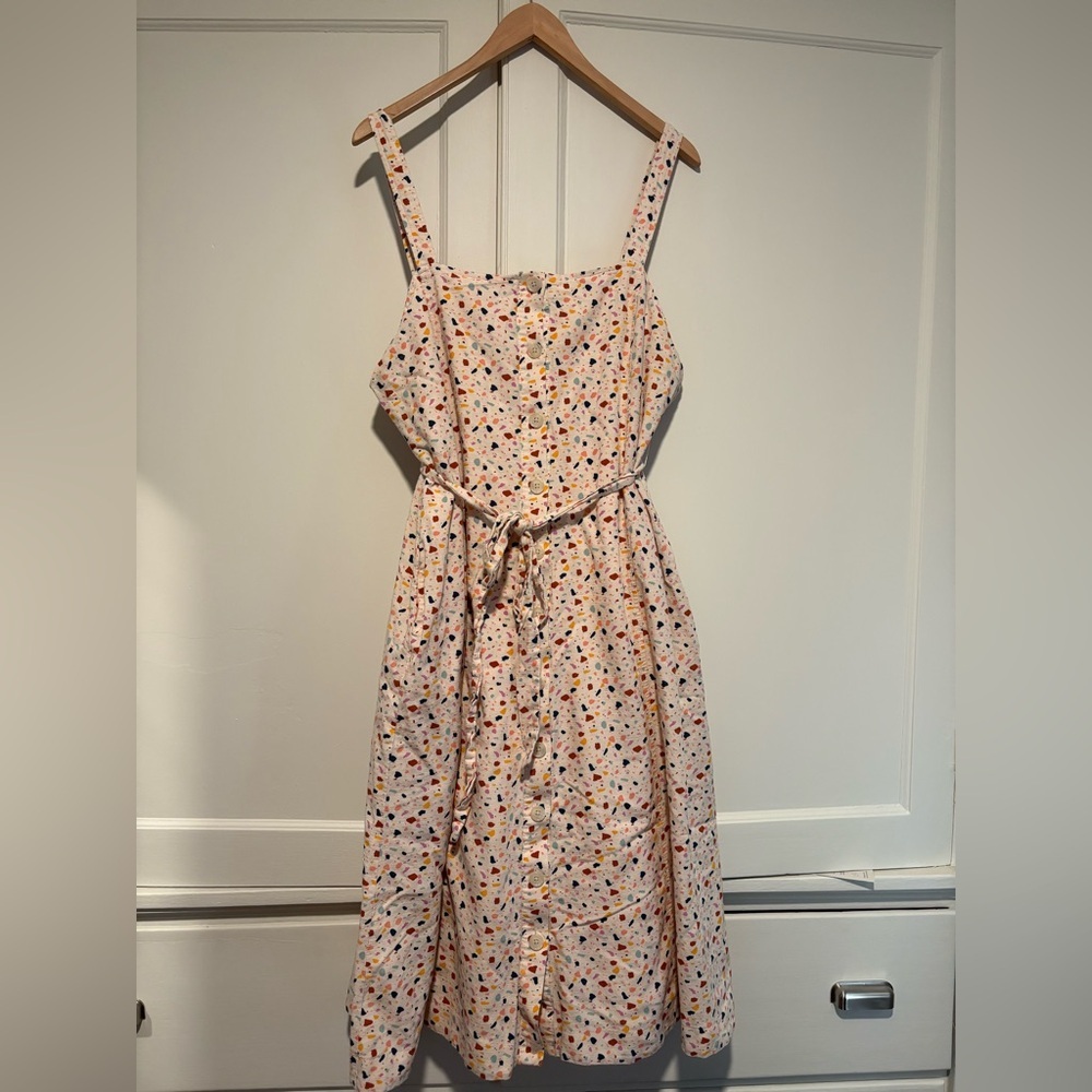 Madewell Patterned Button Front Patterned Dress - image 2